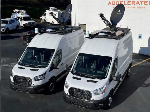 Green-Powered News Vans
